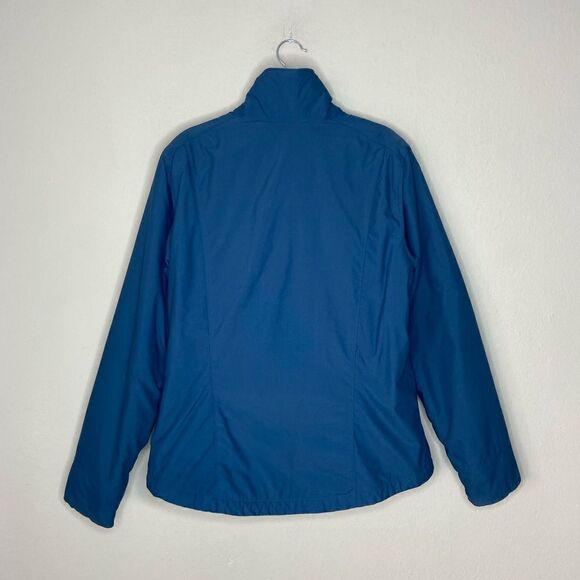 Columbia Blue Jacket Windbreaker Fleece Size M - Picture 5 of 8